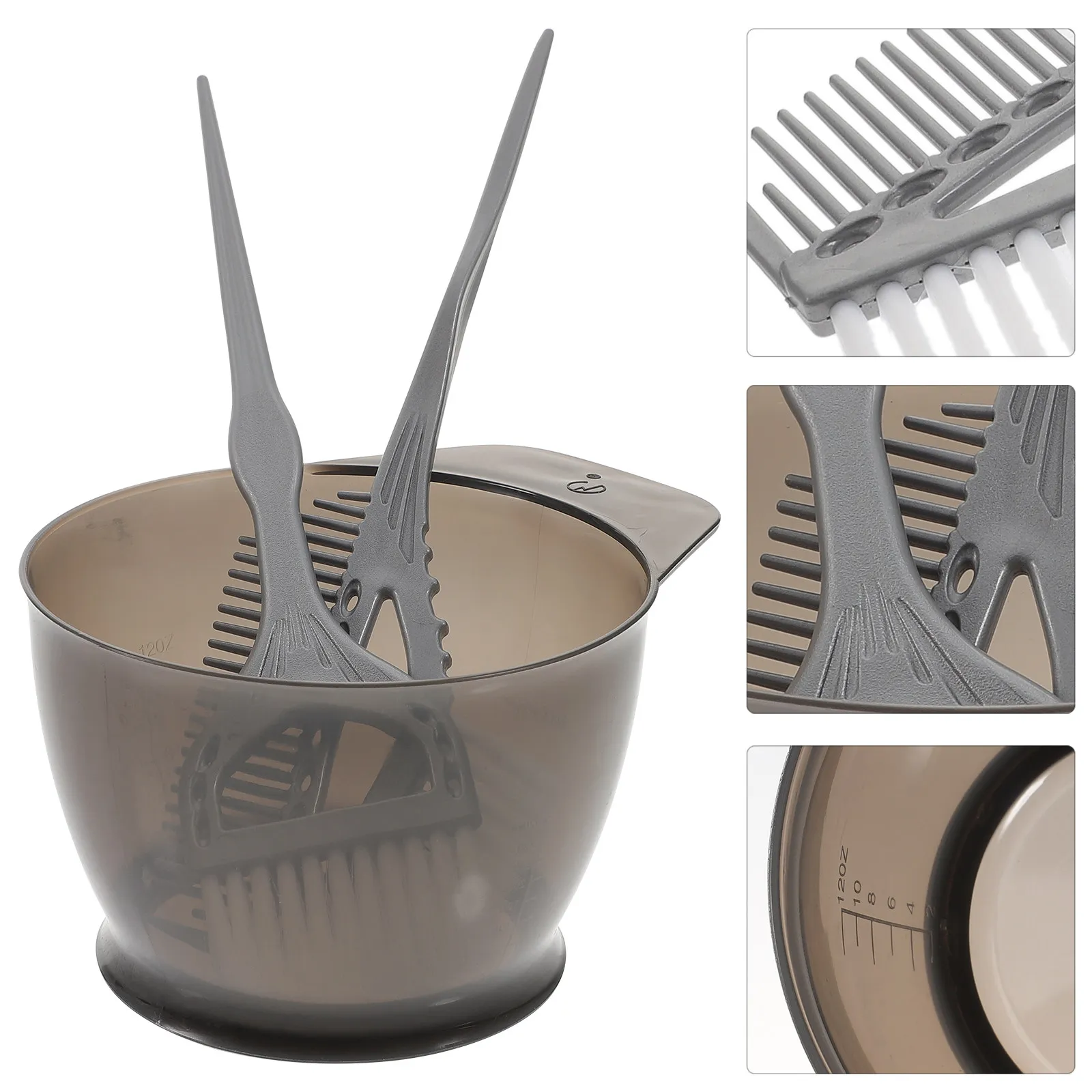 

3 Pcs Color Bowl Brush Hair Coloring Kit Tools Dyeing Brushes for Men Accessories Dying and