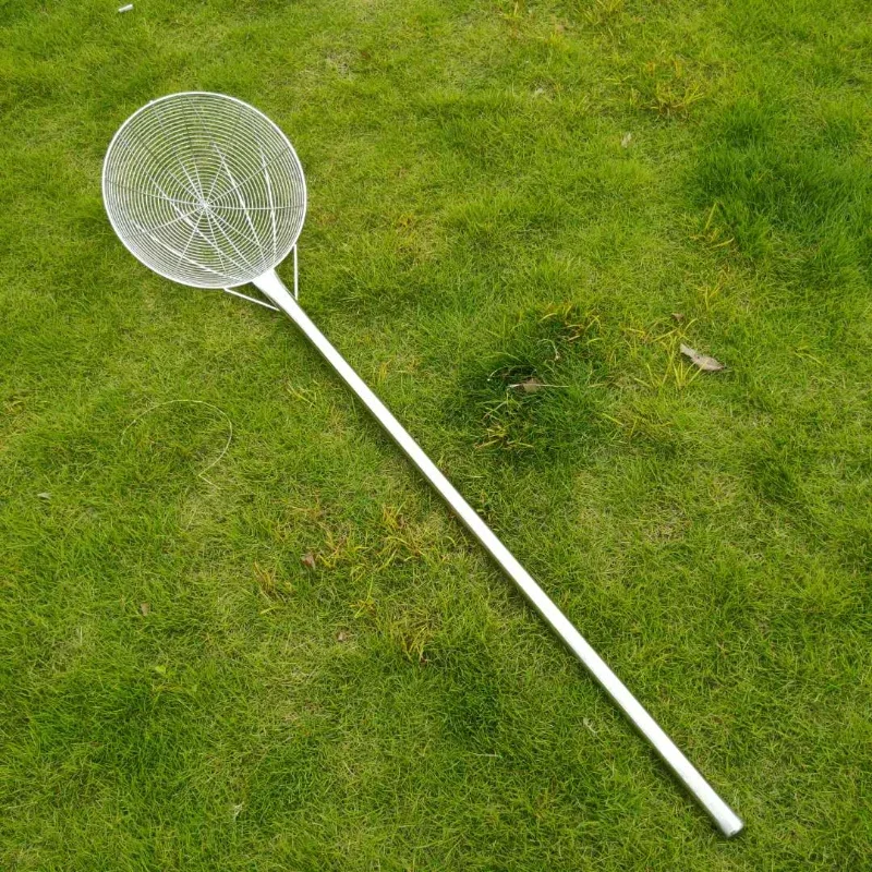 fence colander commercial steel handle fried fence industrial plus size fishing spoon filter net fishing net long handle