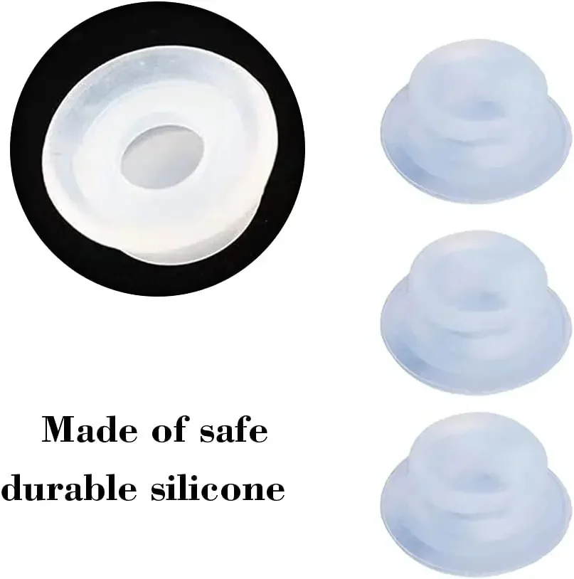 10pcs Universal Replacement Float Valve Gaskets Pressure Cooker Float Valve Sealer Silicone Float Sealing Caps for Minco heat mh