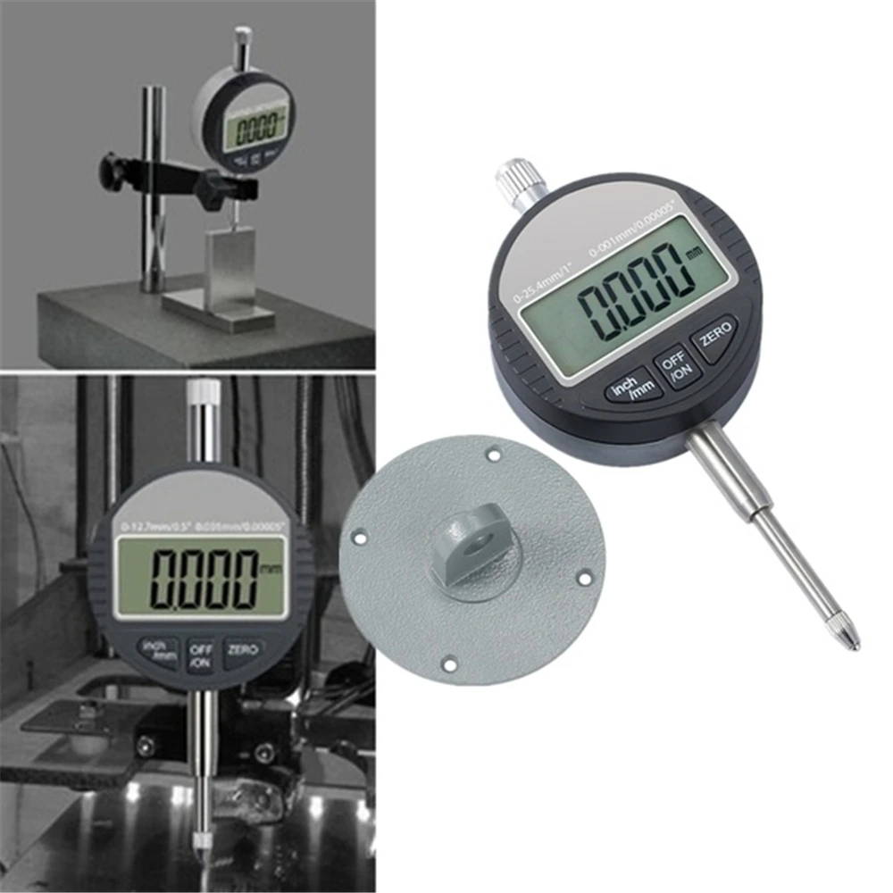 

0.001mm Electronic Micrometer 0.00005" Digital Dial Indicator 0.001mm 0-12.7mm/1inch Test Indicators Electronic Indicator Gauge