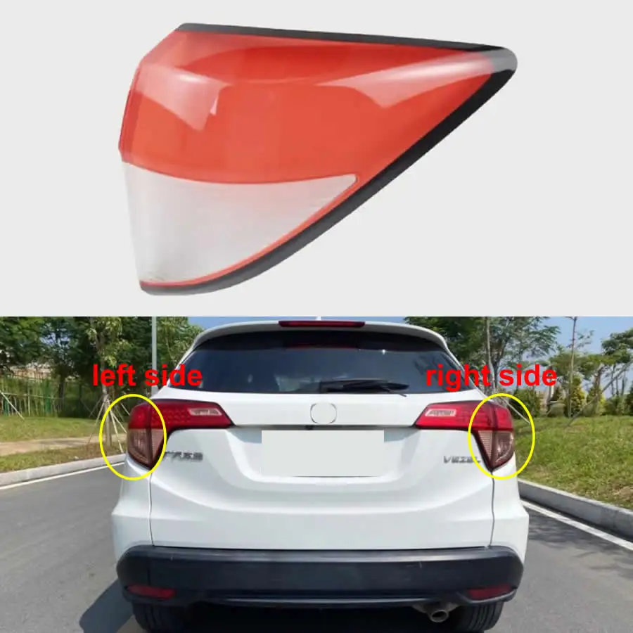 

Для Honda Vezel 2015 2016 2017 2018 Замена задней внешней крышки заднего фонаря Задний фонарь Задние стоп-сигналы Маска из плексигласа