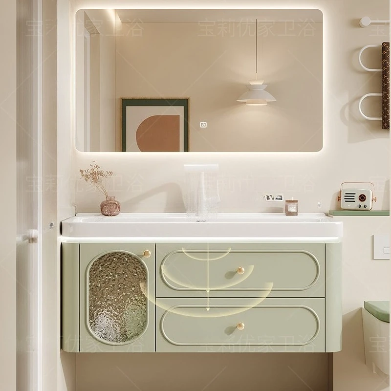 

Storage Shelves Bathroom Cabinet Vanity Mirror Bedroom Decorations Perfume Cupboard Modern Wooden Archivadores Trendy Furniture