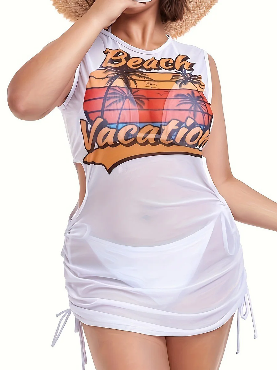3 Pieces Large Plus Size Bikini 2026 & T-Shirt Sports Swimwear Women String Swimsuit Female Beachwear Bathing Swimming Swim Suit