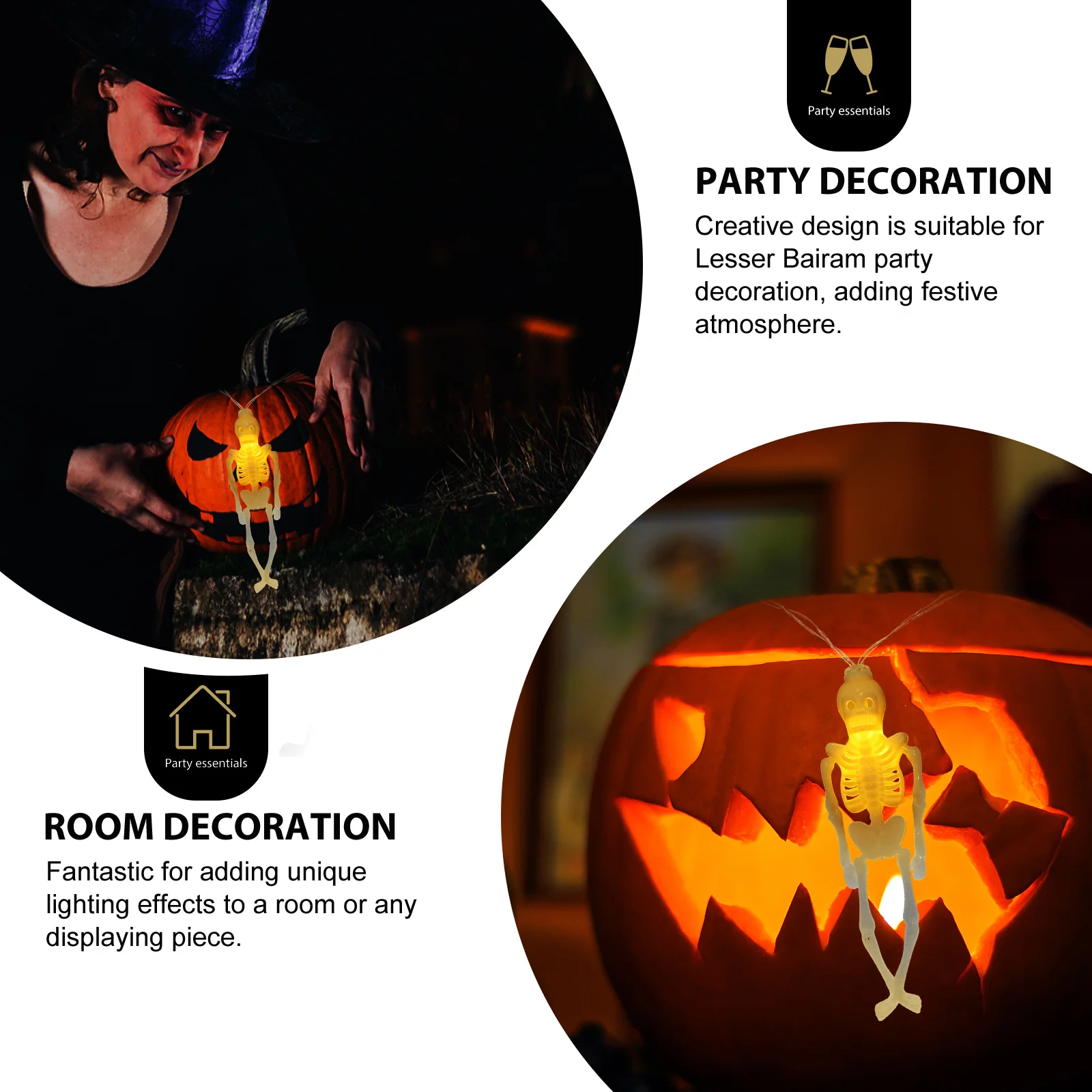 

Halloween String Light Led Decorative Party Hanging Lights For Home Bar Ktv Shop Decoration Halloween Outdoor Creative