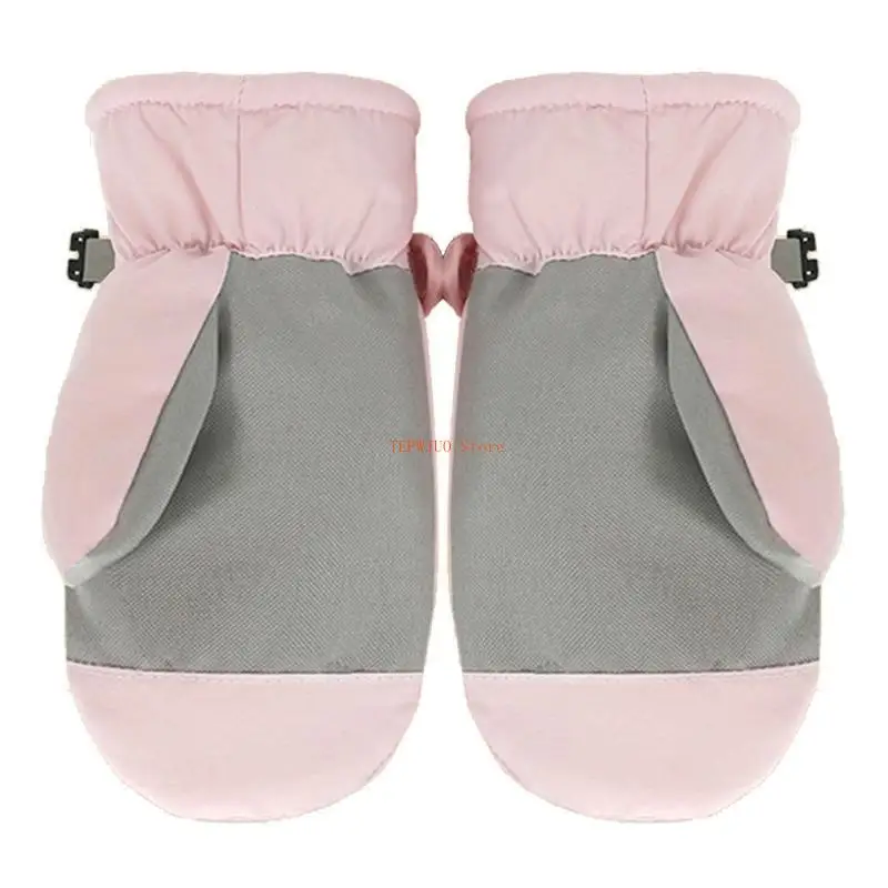 

U50F водонепроницаемые ветрозащитные уличные термоперчатки для мальчиков и девочек, детские детские перчатки