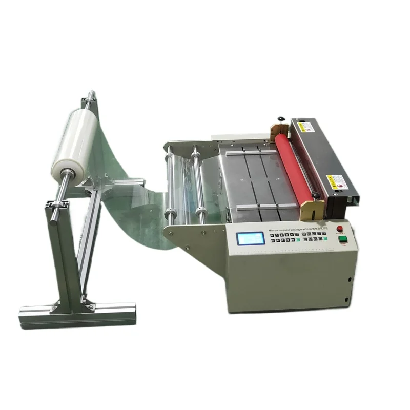 Automatic Bubble Wrap Release Film Cutting Machine PVC Non-woven Material Slitting Cutter Electric Dispensing Equipment