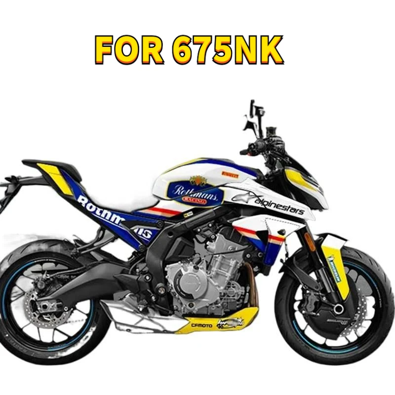 

For New CFMOTO 675NK 675 NK 675 Motorcycle Sticker Graphics Kit Sticker Decals 675NK CF Moto Pull Flower Sticker Accessories