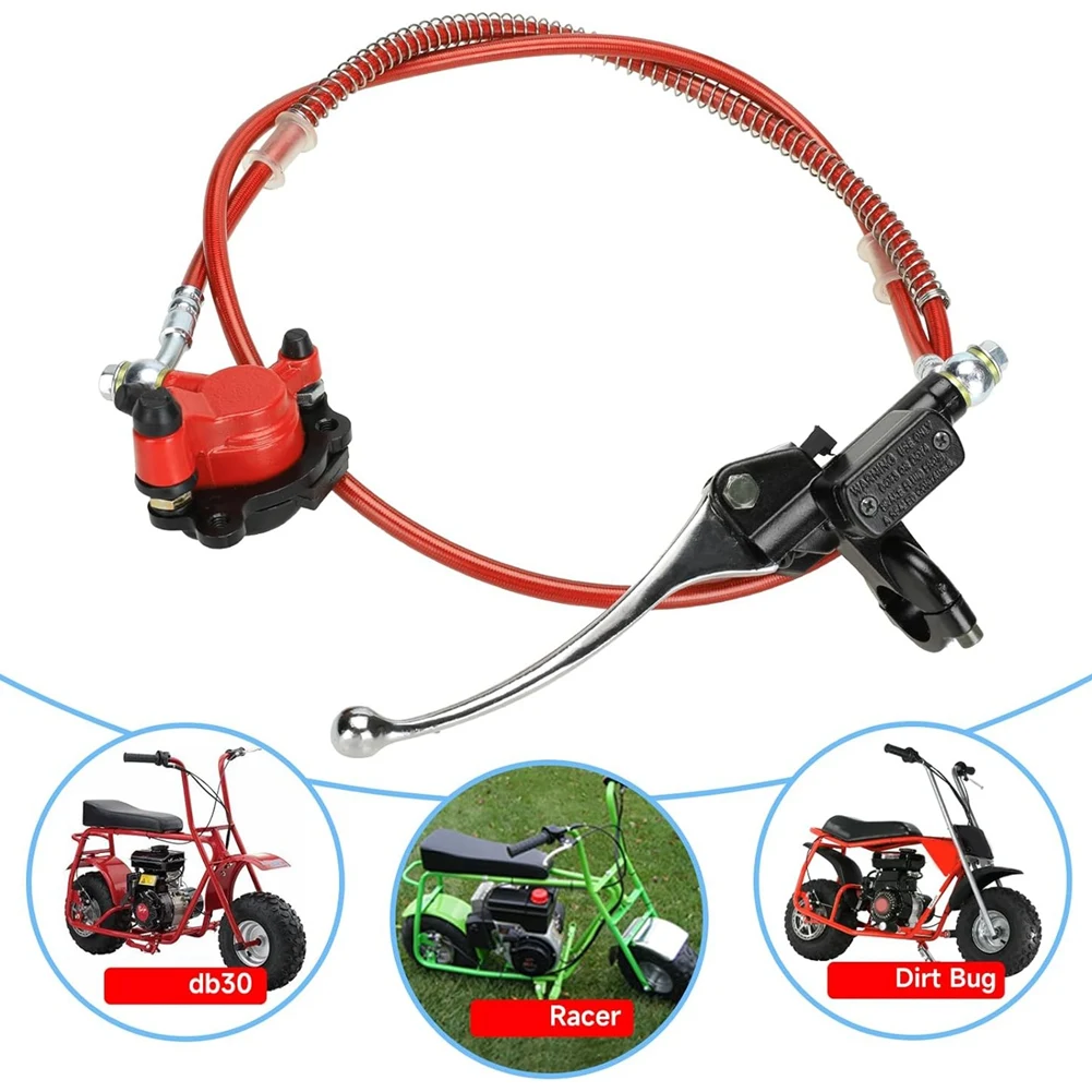 ABLB-Bike Hydraulic Disc Brake Kit For Baja DB30 Doodle Bug Blitz Dirt Bug Racer 97Cc 79Cc Predator 2.8Hp Engine