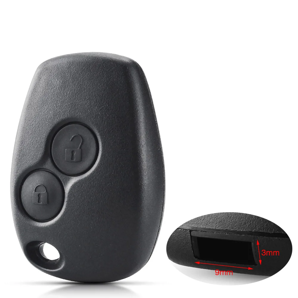 Keyyou 10ชิ้นสำหรับ Renault Dacia Modus CLIO 3 twingo kangoo Duster Fluence สำหรับ Nissan Almera เคส kunci REMOTE mobil กรอบ FOB