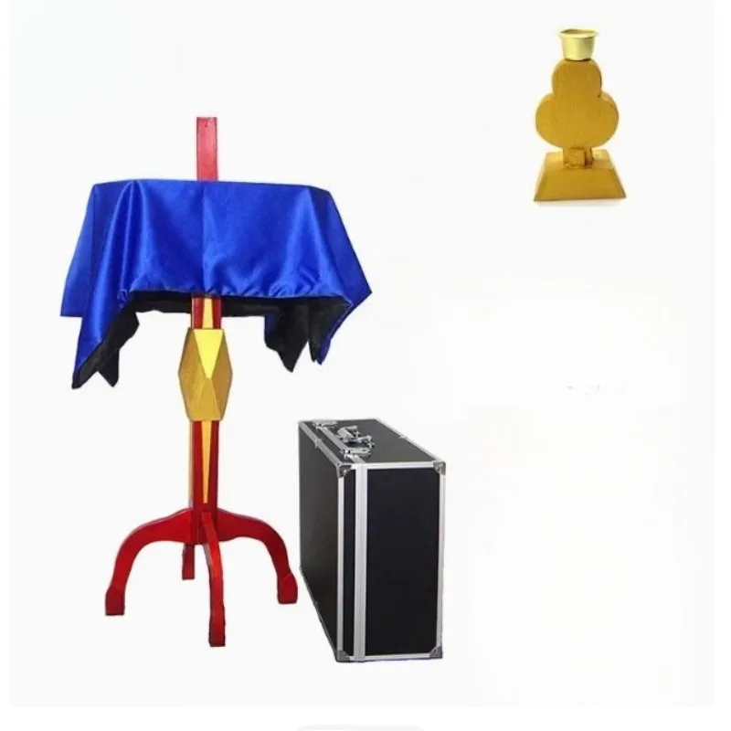 Multi-Function Square ลอยตาราง Magic ชุด Anti-Gravity กล่องดอกไม้หม้อ Professional STAGE Levitation Gimmick สําหรับนักมายากล