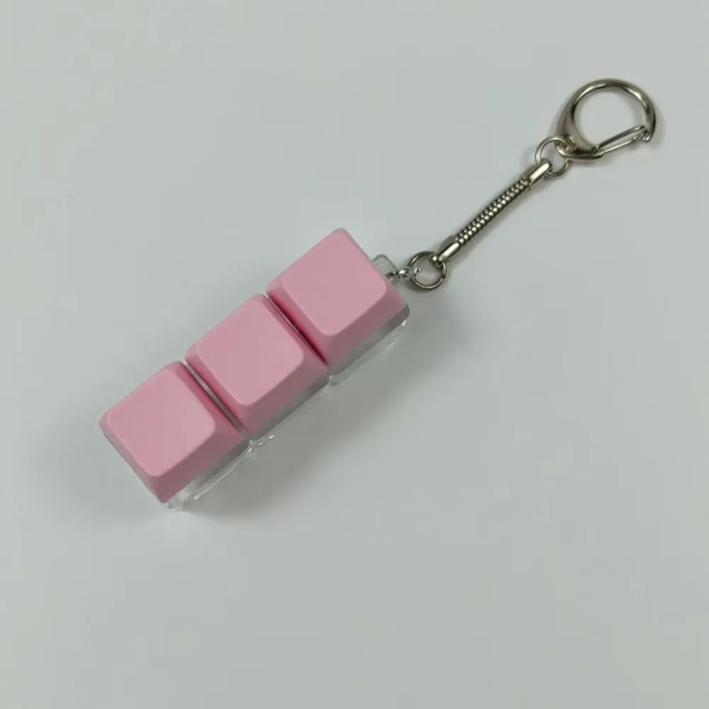 릴렉싱 1/2/3/4/5 키 손가락 키보드 키캡 키 버튼 피젯 키체인 스트레스 해소 장치 클리커 장난감 성인용