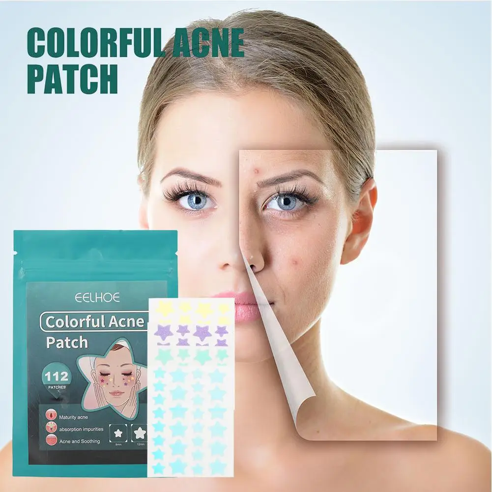 

New Star Pimple Patch Stickers Dazzling Colorful Face Beauty Concealer Face Spot Skin Care Removal Makeup Care Acne Tool St O6X8