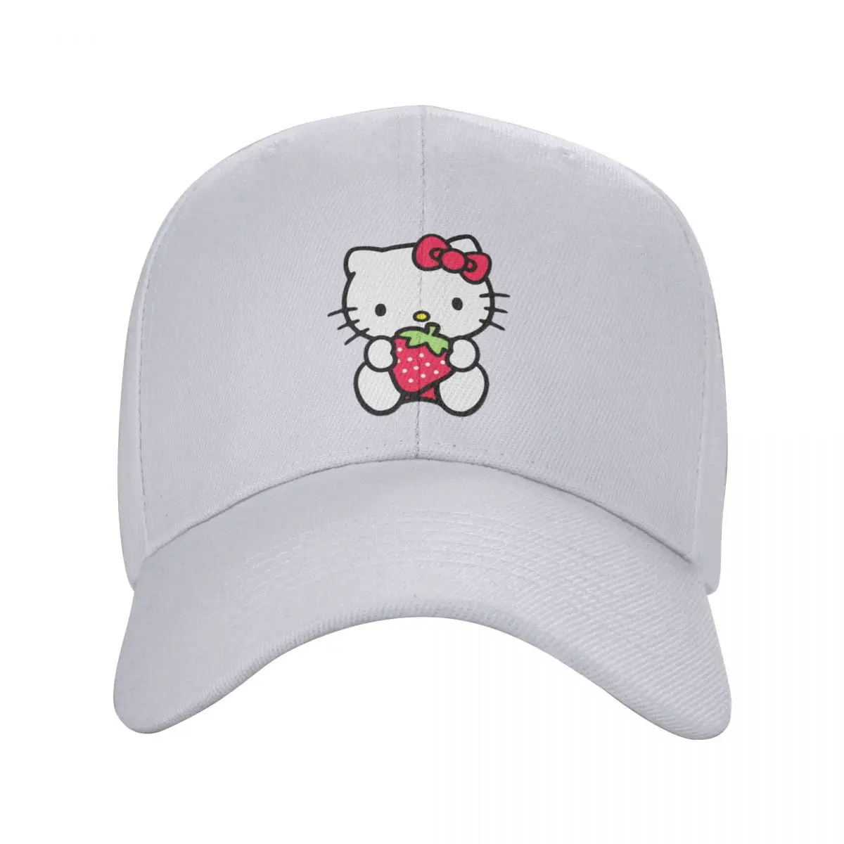 

Casual Duckbill cap Strawberry Hello Kitty Baseball Cap Dad Hat Trucker Caps