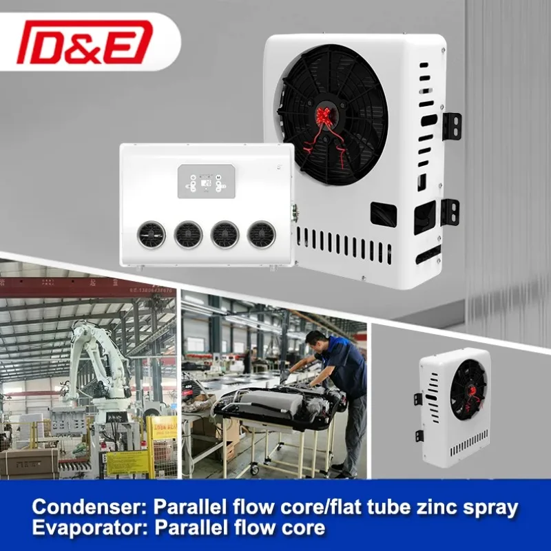 الجملة سبليت تيار مستمر 12 فولت 24 فولت 1800 واط 2000 واط مكيف الهواء لتقشير القوارب والشاحنات #4