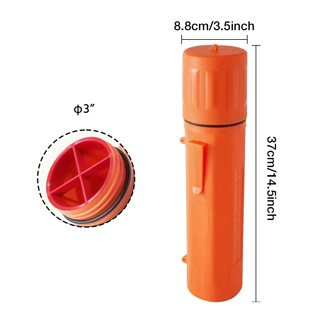 Welding Rod Storage Tube Electrode Rod Storage Tools Holds 35cm Electrodes, Removable Internal Dividers Electrode Protection Box