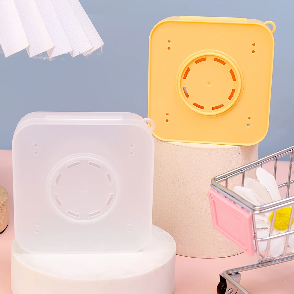 Transparent Powder Puff Beauty Egg Storage Box Safe PP Material Multifunctional Cosmetic Storage Box Waterproof Dustproof Box