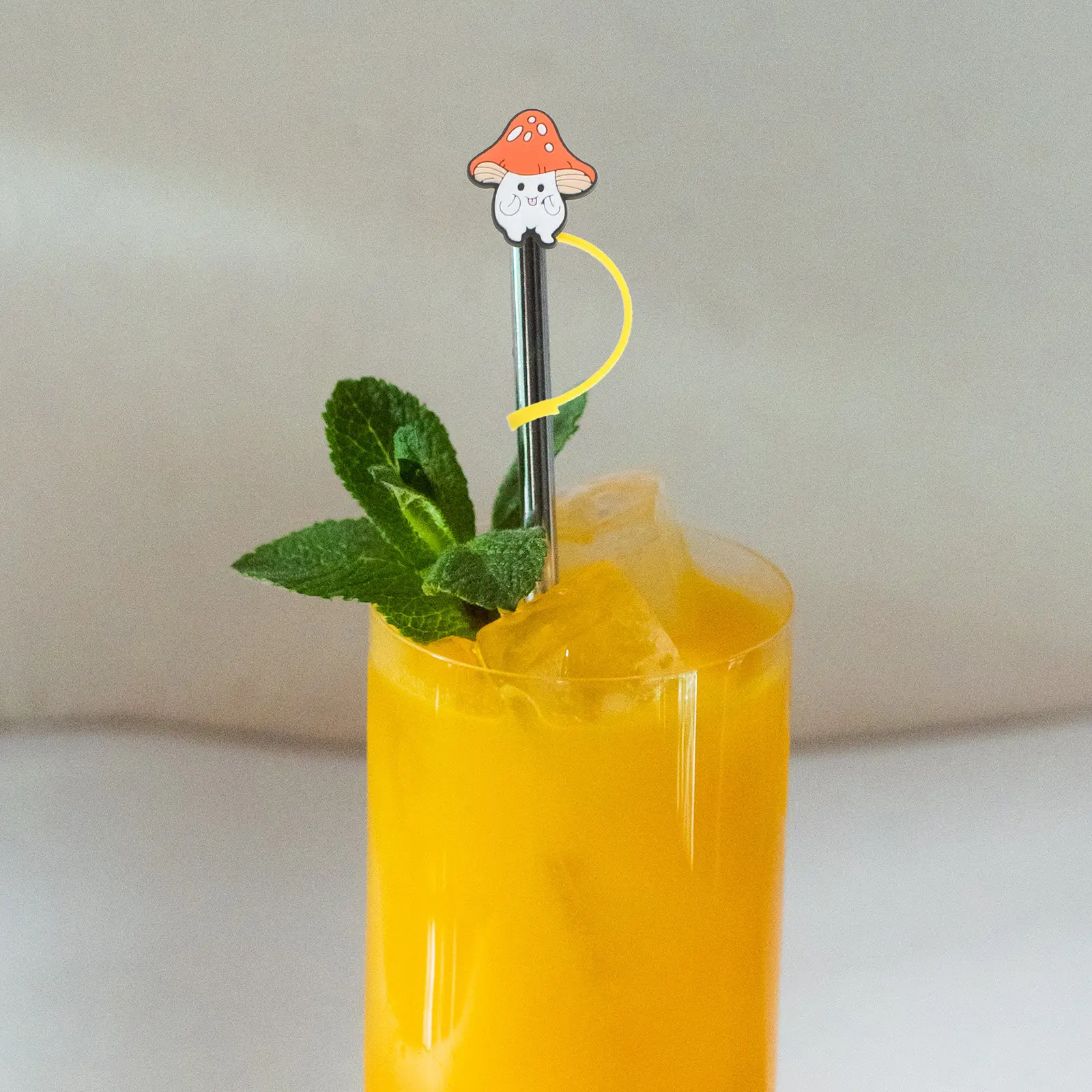 10 Pcs Cute Straw Plug Drinking Covers PVC Dringking Toppers Reusable Caps Tips