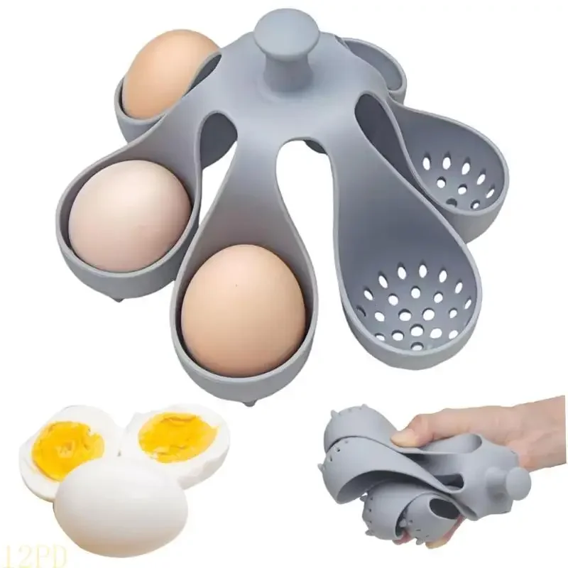 12PD Recyclable Elastomer Poached Oocyte Maker Heat Resistant Up To 430°F Not Toxic Storage Display For Refrigerator