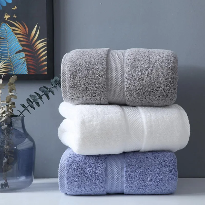 Cotton Bath Towel Adult Soft Absorbent Towels Bathroom Sets Large Beach Towel Hotel Spa Towels For Home