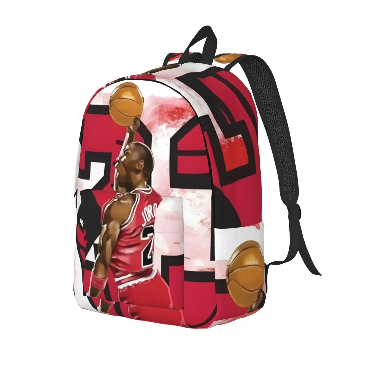 M-Michael-Jordan New Fashion High Capacity Waterproof College Backpack Trendy Laptop Travel Book Bag 15.7in 17.7in