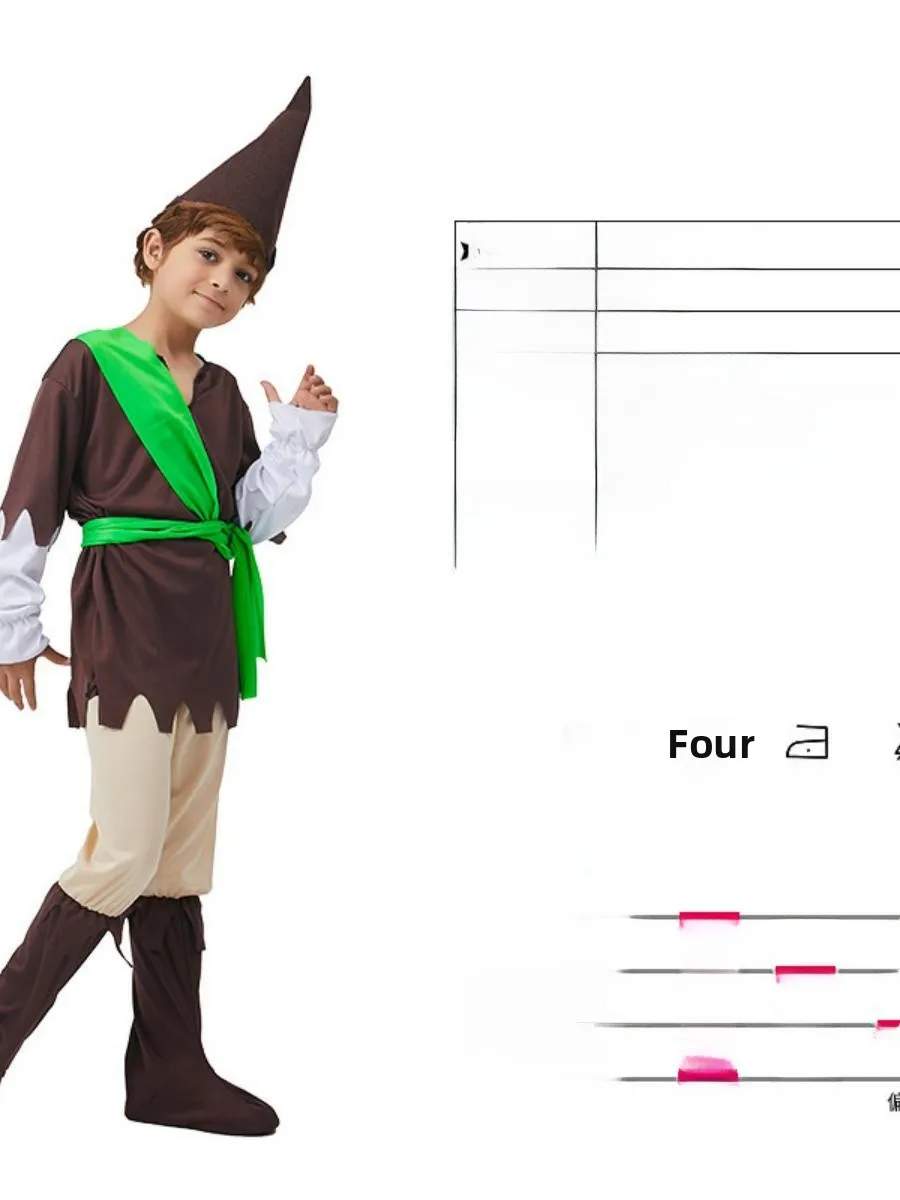 زي روبن هود للأطفال، زي الهالوين التنكري، ملابس تنكرية لأداء الأدوار، زينة كرتونية