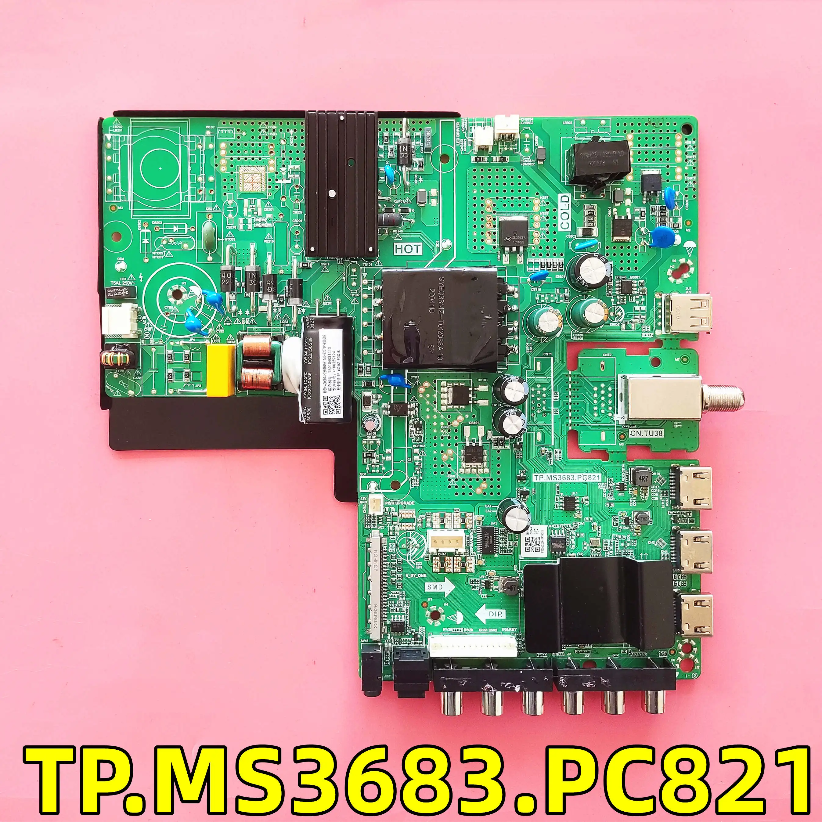 Good test Haikang DS-D5050OUE-A LCD TV motherboard TP.MS3683.PC821 screen PT500GT02-1 U550CV-UMR N55 HSTV83BB RLDED50