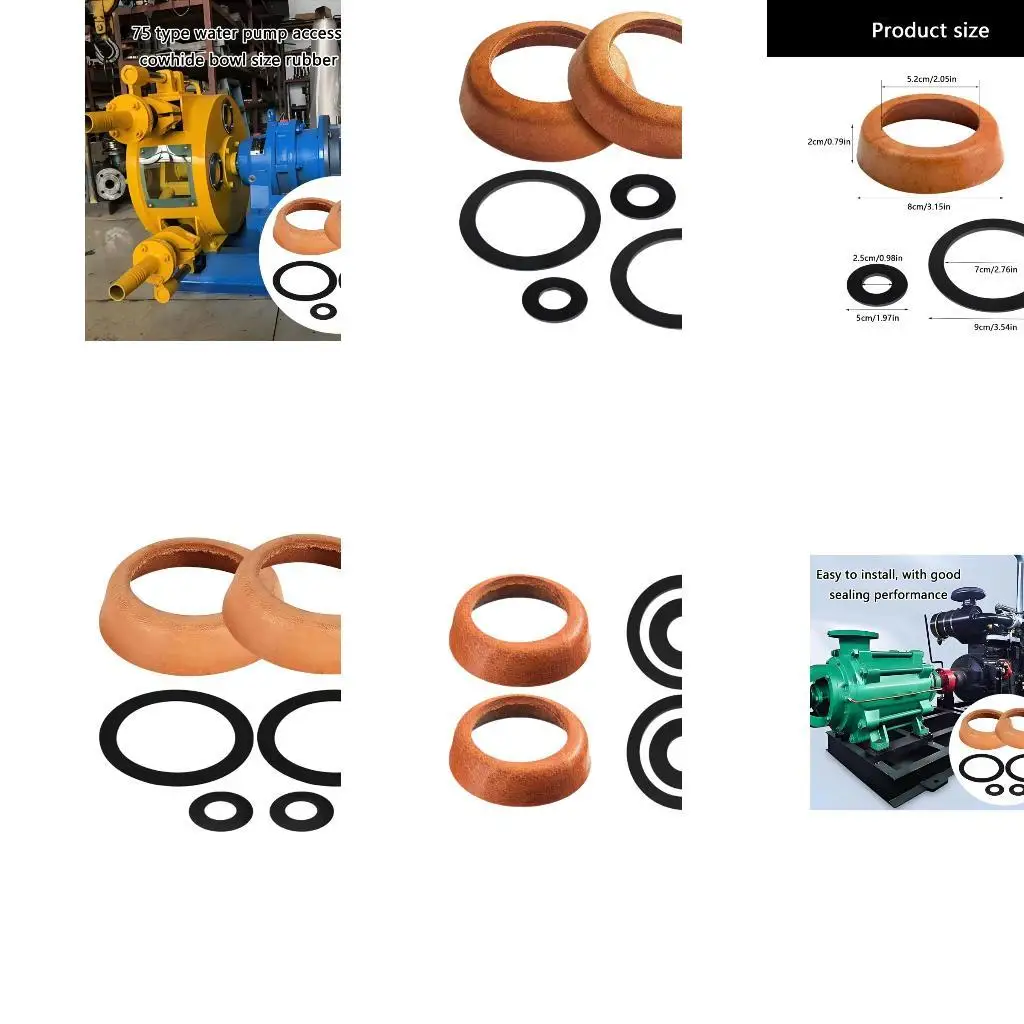 

R9UF Ручная замена насоса кожаные чашки и герметичные кольца набор из 6 для 75 модели использования