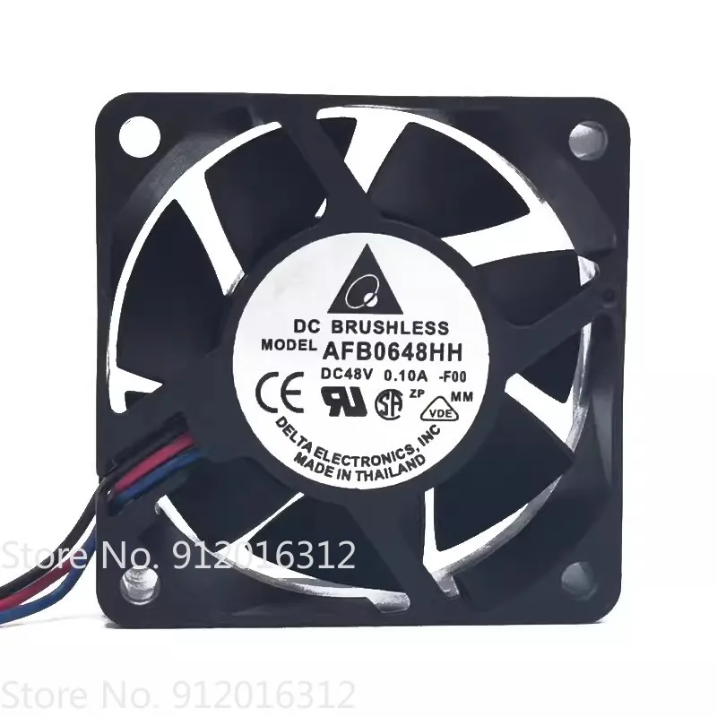 New Fan for Delta AFB0648HH 48V 0.10A 6CM Volume Frequency Converter Cooling Fan 6025 60*60*25mm