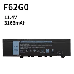 New 11.4V 38WH F62G0 Battery For Dell Inspiron 13 7386 2-in-1 5370 7370 7380 7373 Vostro 5370 RPJC3 P91G P83G P87G Laptop