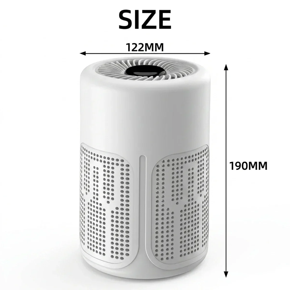 Luftreiniger mit HEPA-Filter, der die Technologie negativer Ionen nutzt, um Formaldehyd, Tiergerüche, Rauch und Staubpartikel zu entfernen – Tischluftreiniger. – Detail 10