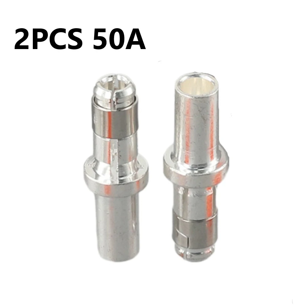 การสื่อสาร UPS Power Supplies กันน้ํา Connector 2X 50A สําหรับ Anderson ที่จอดรถ Air Conditioner Plug Terminal