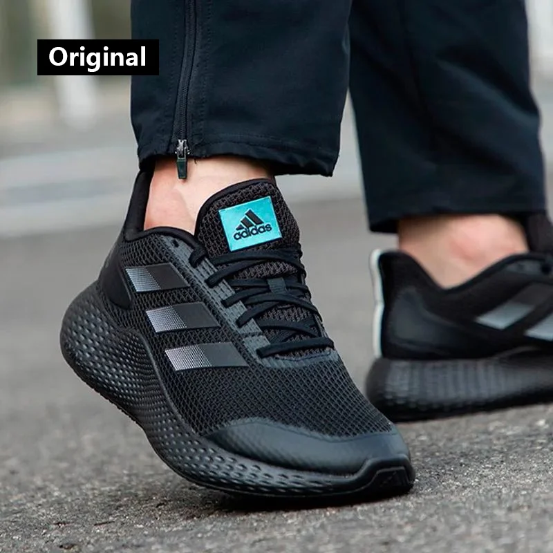 Adidas men's shoes 2024 autumn new sports shoes net surface breathable casual shoes light running shoes GW2499