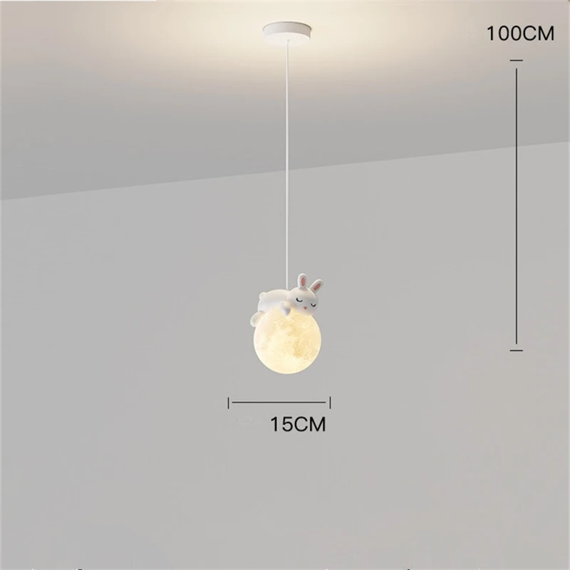 Bedside pendant light LED children\'s room bedroom hallway balcony pendant light restaurant master bedroom small pendant light