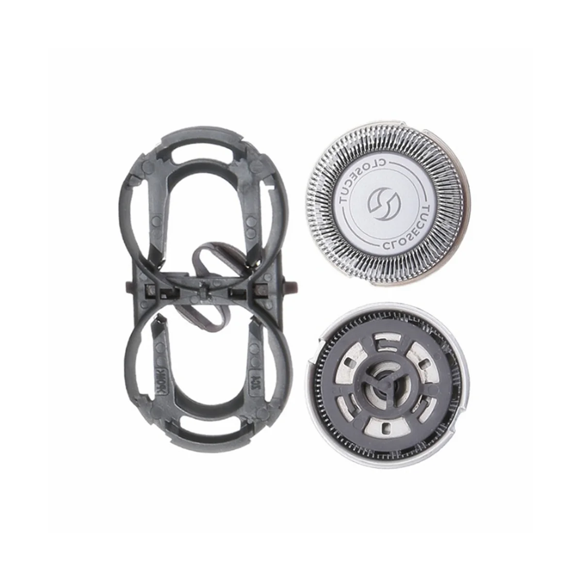 Kepala pencukur pisau Universal baja tahan karat dengan pengganti Kit dudukan ABS untuk PQ182 PQ183 PQ206