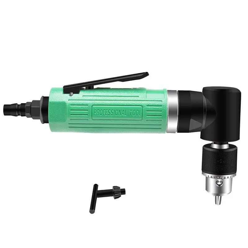 Bodun Pneumatic Drill L-Type Air Drill 90-Degree Bent Drill 10mm Powerful Drilling Machine with High Torque Bd-7198