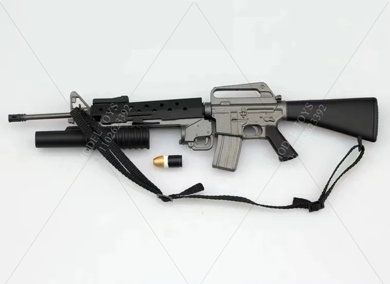 W magazynie M16A1 1/6 skala mężczyzna żołnierz scena akcesoria nowoczesny pistolet maszynowy broń Model Fit 12 cali figurka lalka