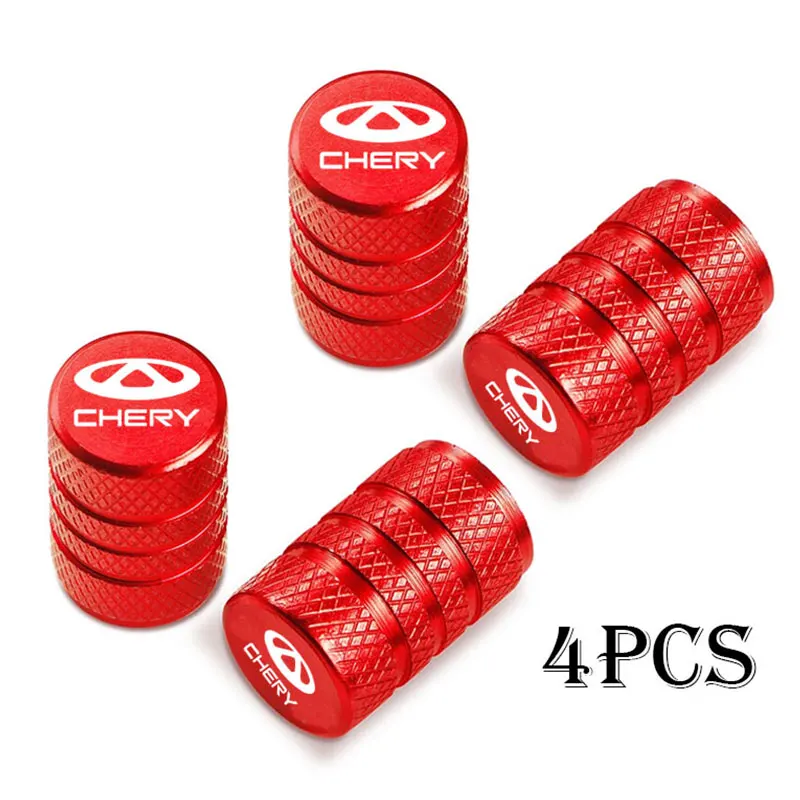 Car Wheel Tire Valve Caps Tyre Stem Covers Airdust Waterproof For CHERY TIGGO 3 4 5 7 PRO 8 Car Accessories