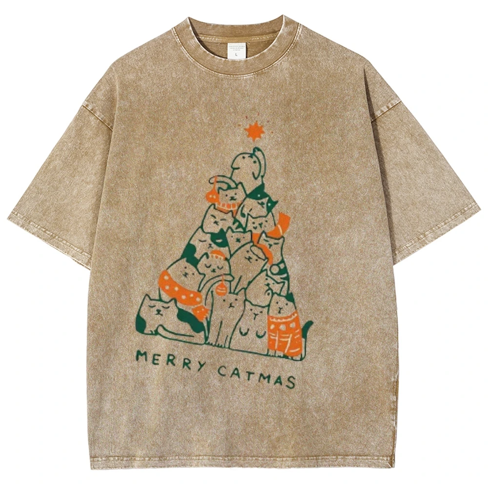 Damska koszulka graficzna Męska damska koszulka Vintage Bawełna Streetwear Wygodny Luźny Krój Codzienny Podstawowy Modny T-shirt