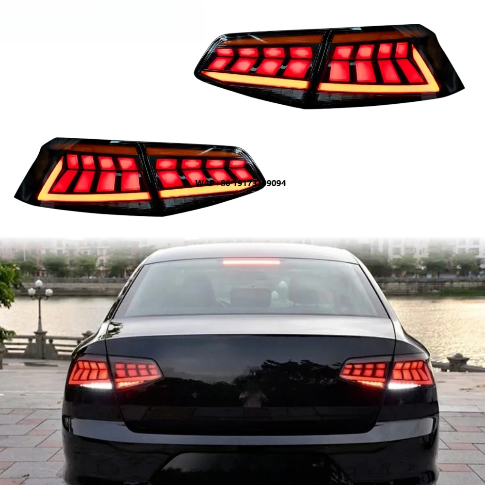 

for Magotan Taillights 2017-2019 LED Car Taillamps Upgrade Rear Back Design LED Rear Lamps Plug and Play for