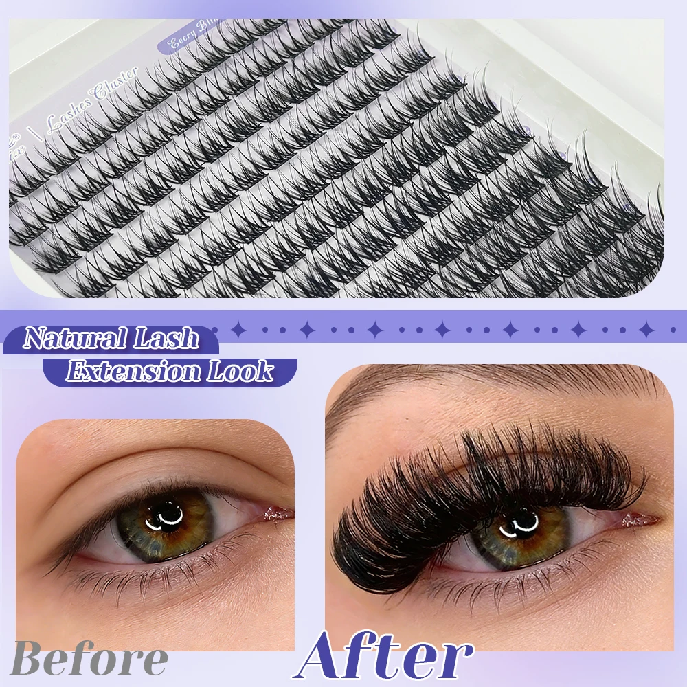 yelix DIY Wimpernbüschel Natürlich Flauschig Mehrfach-Spezifikation Große Kapazität Großhandel für Schönheitssalons, Großhändler, Make-up-Profis – Detail 9