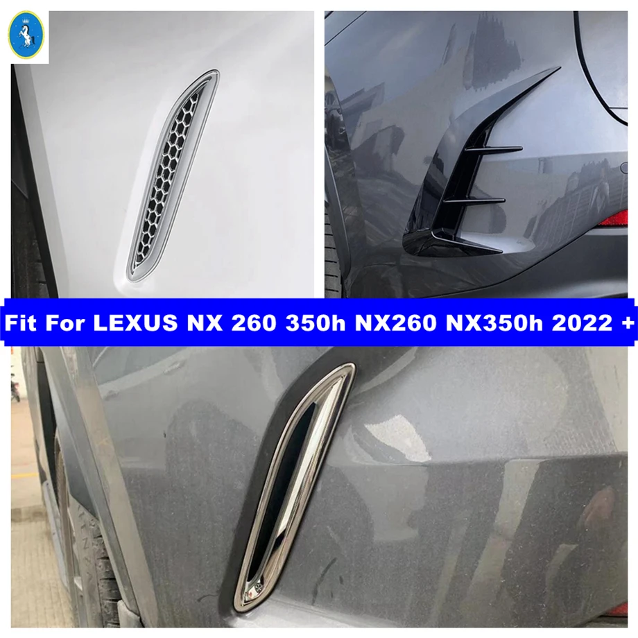 

Front Bumper Fog Lights Lamps Blade Strip Cover Trim For LEXUS NX 260 350h NX260 NX350h 2022 - 2024 Accessories Exterior Refit