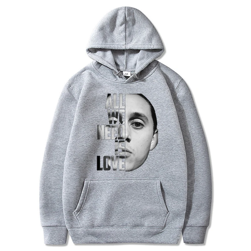 Fashion Canserbero Hoodies Men Rapper Graphic Printed Sweatshirts Women Casual Harajuku Streetwear Tracksuit Hooded Pullover