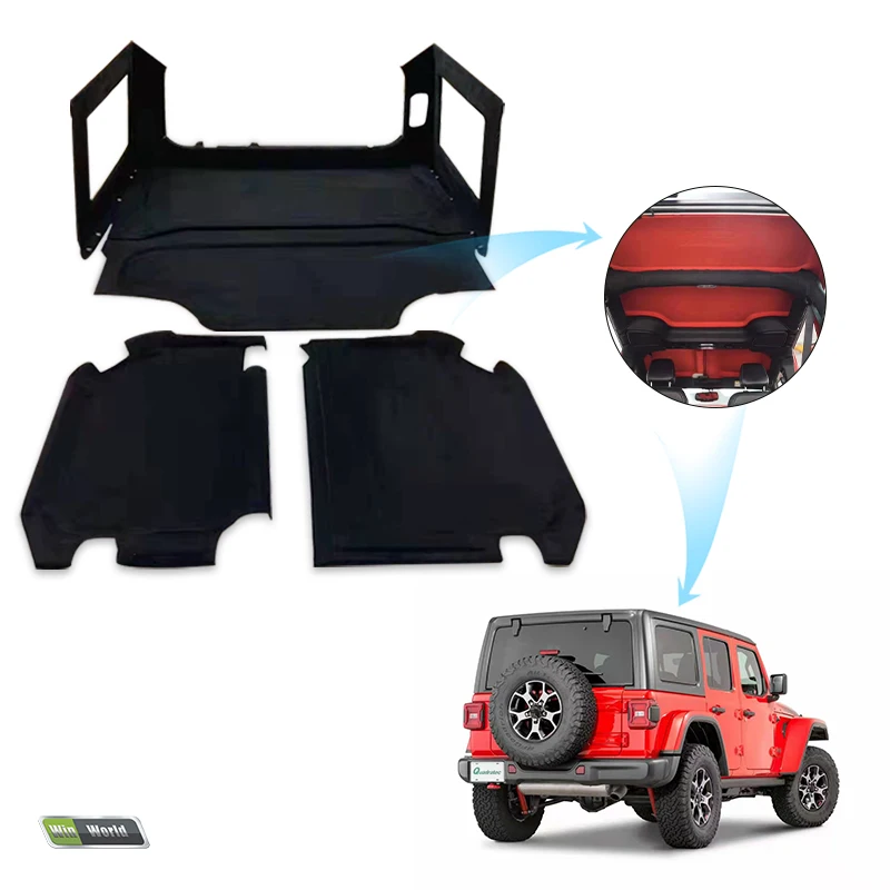 Win World Manufacturer Supplier Professional Custom-made ODM Car Roof Liner Auto Ceiling Headliner for Jeep Wrangler JK JL