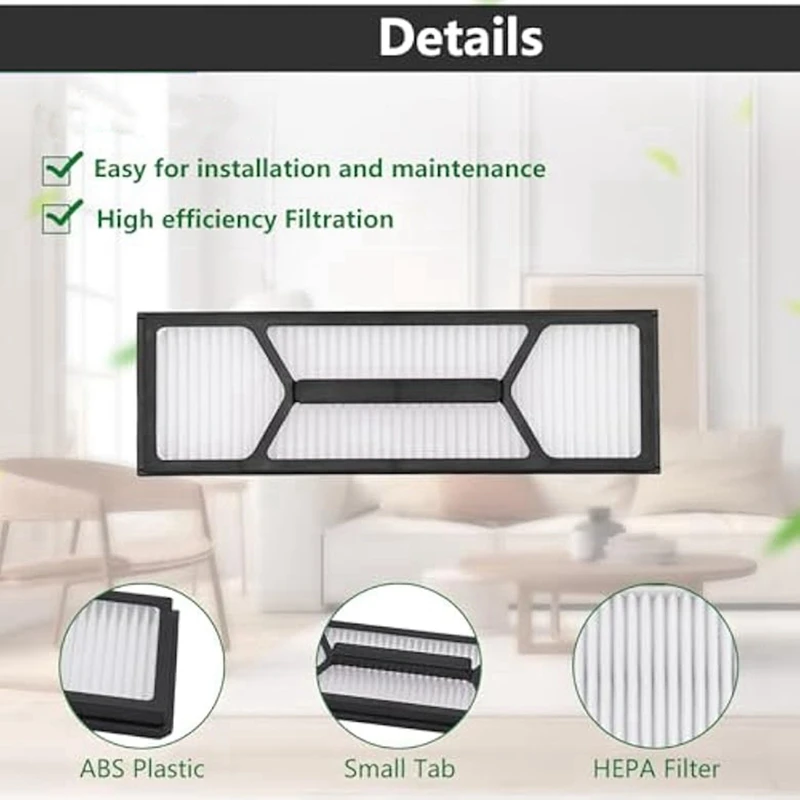 Set di sostituzione del filtro AC39-Hepa, per aspirapolvere robot Eufy Omni S1 Pro, parti di accessori per aspirapolvere, confezione da 8