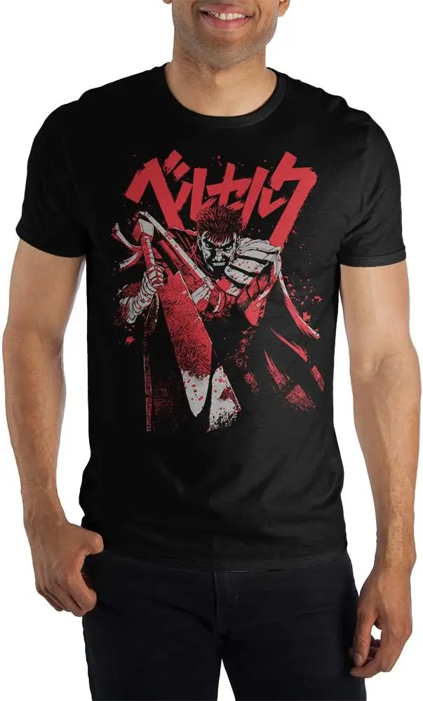 Bioworld Men's Bloody Guts Berserk Graphic T-Shirt