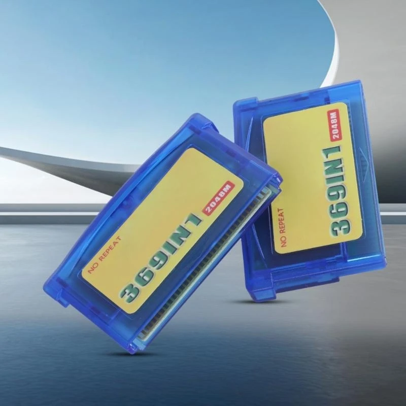 Retro Gaming Cartridge Card 369 in 1 English Version for Handheld Console 83CF - Image 4