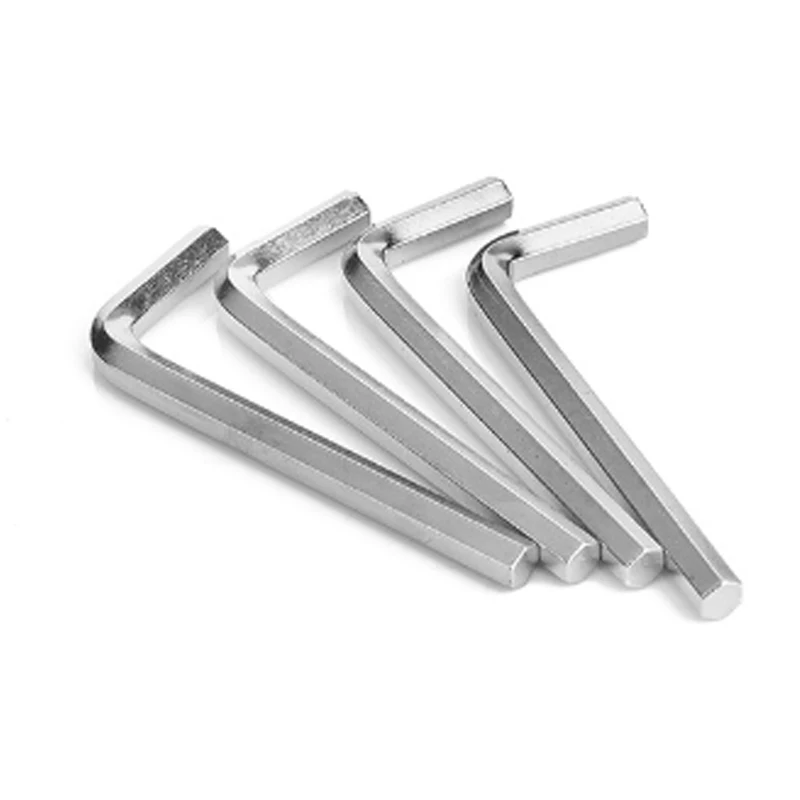 1pcs 0.9 1.27 1.5 2 2.5 3 4 5 6 8mm Metric Allen Nickel Plating Hexagon Keys Set Ball Point End Long Arm Hex Key Wrench