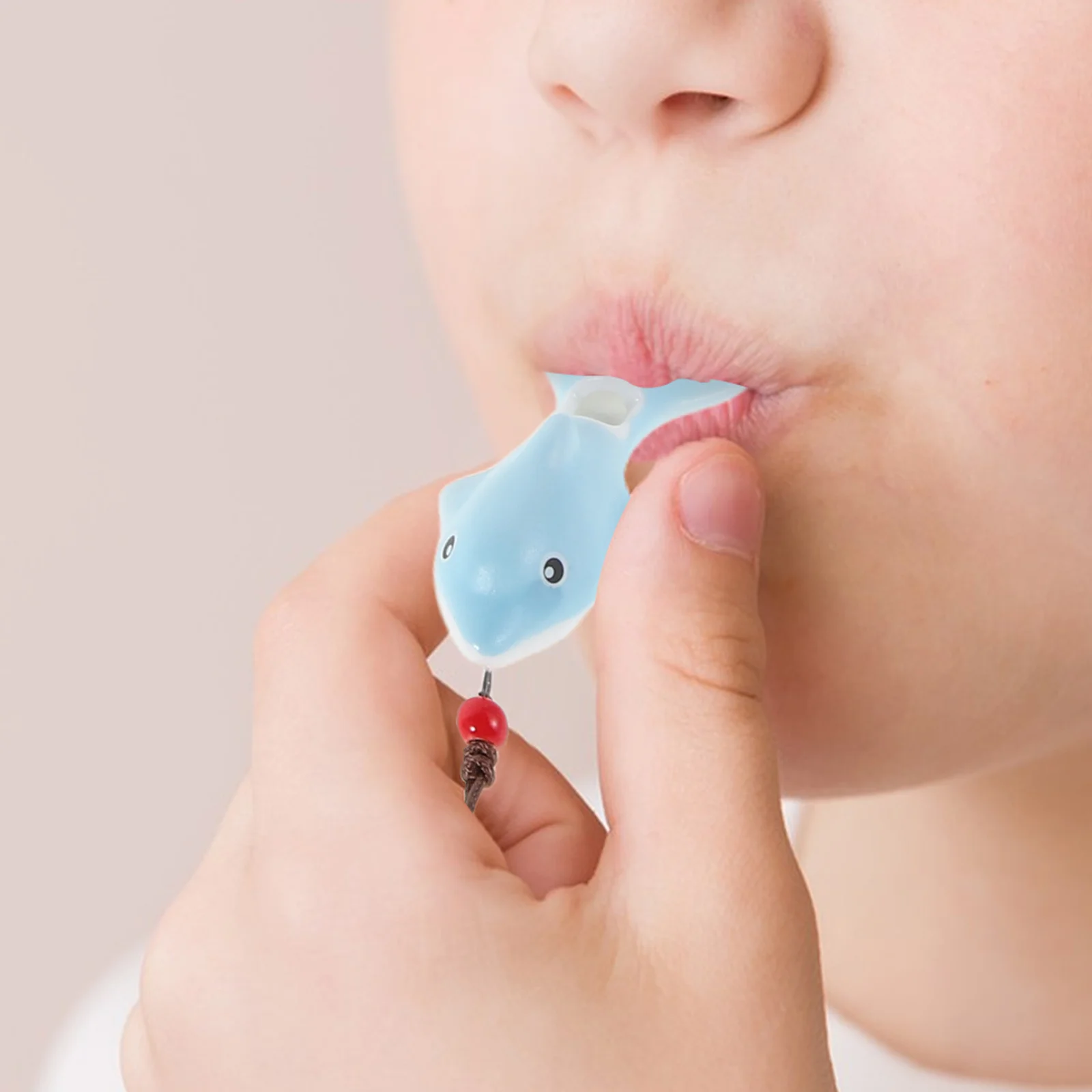 

Ceramic Dolphin Shaped Whistle Musical Educational Pendant Lanyard Kids Birthday Party Favors Easter Goodie Bag Fillers