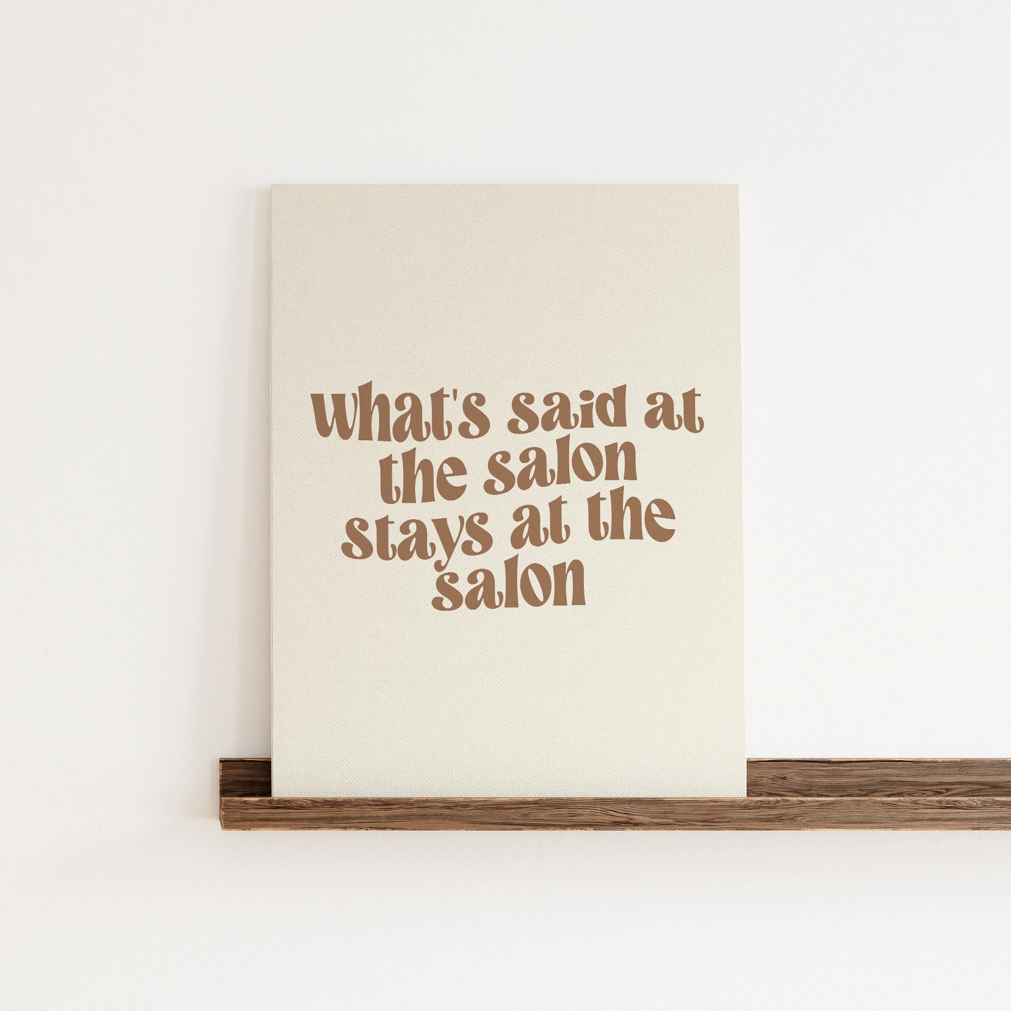 Что сказал на салон, остается на салонной цитатой, настенные художественные принты, холст, картина, постер, картина для гостиной, спальни, домашний декор