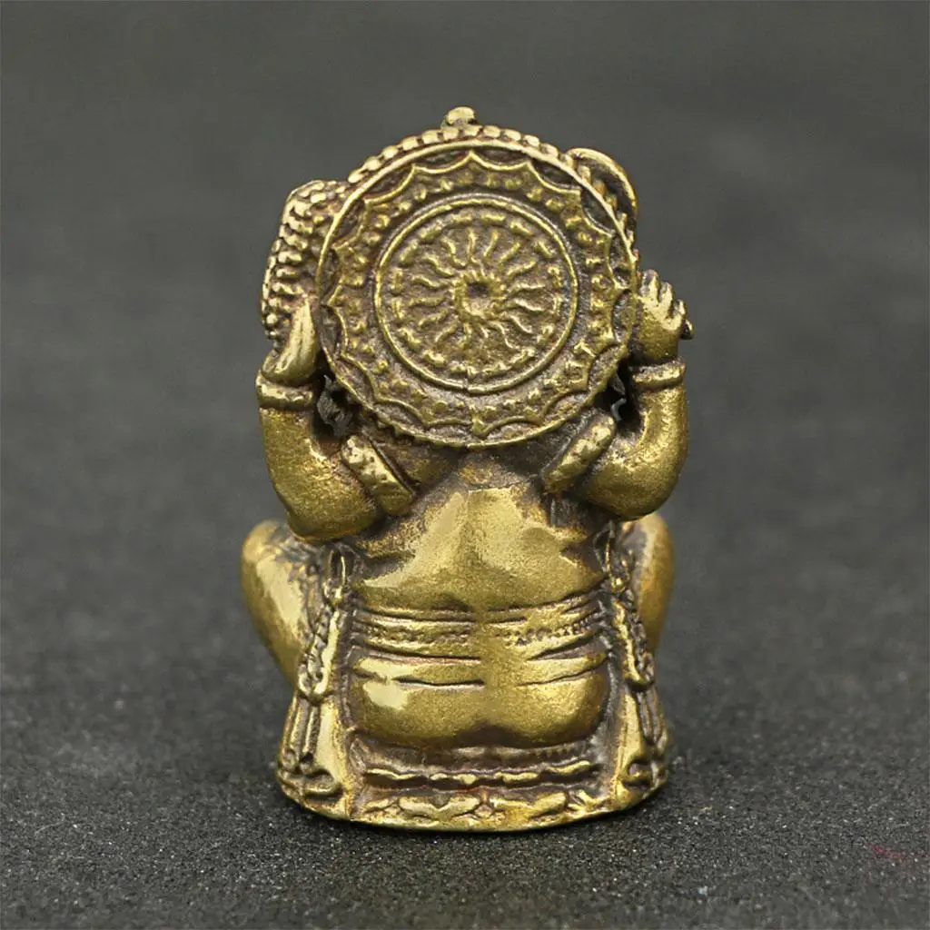 Ganesha Figurine India Elephant God Buddha Statue Porch Decorative